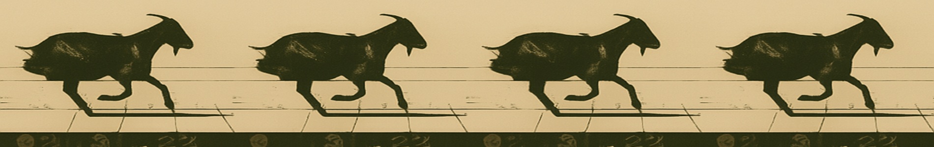 Cabra corriendo 1 / Goat Running 1 (1881)